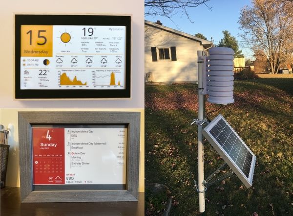 Weather and Calendar Display and Weather Station